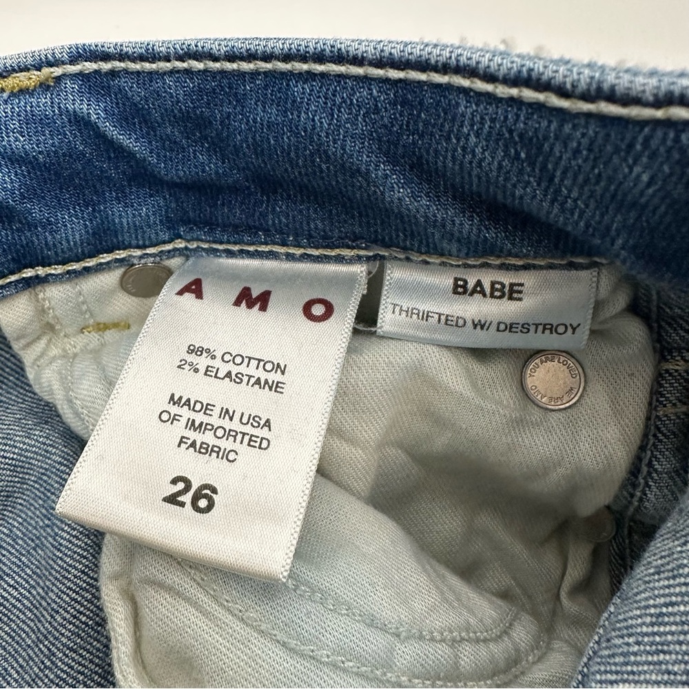 AMO High Rise Babe Jeans - Picture 7 of 9